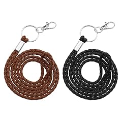 2pcs leather braided for sale  Delivered anywhere in UK