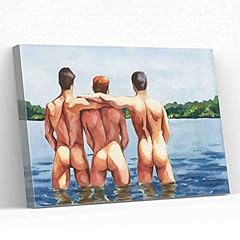 Watercolor painting gay for sale  Delivered anywhere in USA 