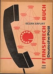 Fernsprechbuch bezirk erfurt gebraucht kaufen  Wird an jeden Ort in Deutschland
