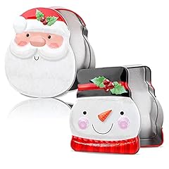 Pcs christmas tin for sale  Delivered anywhere in UK