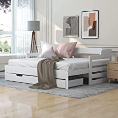 Heshu daybed trundle for sale  Delivered anywhere in UK