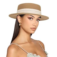 Inogih straw boater for sale  Delivered anywhere in UK