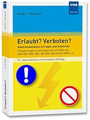 Erlaubt verboten elektroinstal d'occasion  Livré partout en France