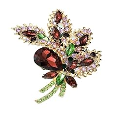 Crystal brooch ladies for sale  Delivered anywhere in UK