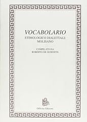 Vocabolario etimologico dialet usato  Spedito ovunque in Italia 