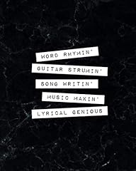Songwriter journal notebook for sale  Delivered anywhere in USA 
