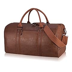 Borsa viaggio marrone usato  Spedito ovunque in Italia 