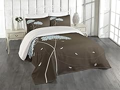 Ambesonne brown blue for sale  Delivered anywhere in USA 