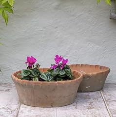 Round terracotta dish for sale  Delivered anywhere in UK