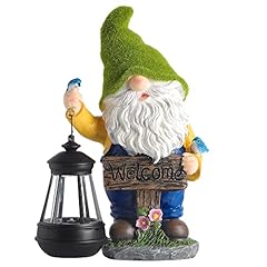 Solar lantern gnome for sale  Delivered anywhere in Ireland