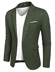 Coofandy green suit for sale  Delivered anywhere in USA 