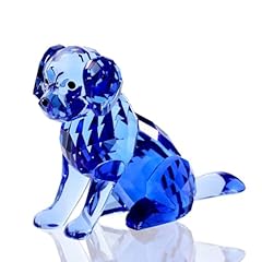 Crystal dog figurine for sale  Delivered anywhere in USA 