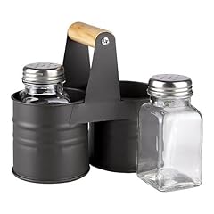 Glass salt pepper for sale  Delivered anywhere in UK