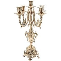 Candelabri ottone dorato usato  Spedito ovunque in Italia 