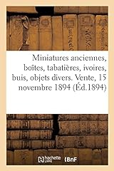 Miniatures anciennes boîtes d'occasion  Livré partout en France