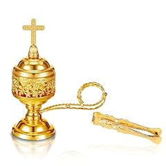 Gold incense burner for sale  Delivered anywhere in USA 