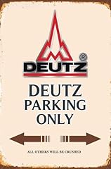 Blechschild 20x30 deutz gebraucht kaufen  Wird an jeden Ort in Deutschland