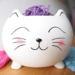 Cat yarn bowl for sale  Delivered anywhere in USA 