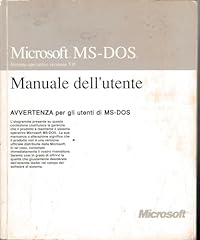 Microsoft dos. manuale usato  Spedito ovunque in Italia 