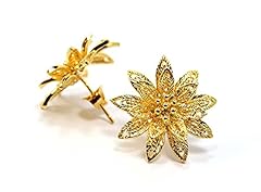Flower stud earrings for sale  Delivered anywhere in USA 