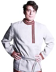 Russian shirt men for sale  Delivered anywhere in USA 