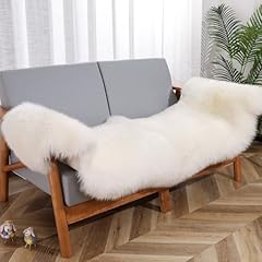 Fluffy patchwork sheepskin for sale  Delivered anywhere in USA 