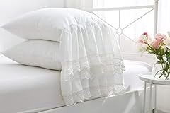 Ivory white pillowcases for sale  Delivered anywhere in USA 