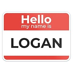 Hello name logan for sale  Delivered anywhere in USA 