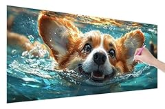 Diamond painting corgi d'occasion  Livré partout en France