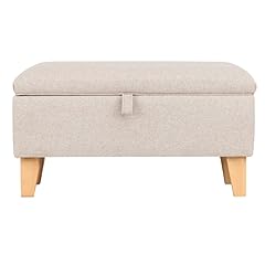 Inmozata linen footstool for sale  Delivered anywhere in UK