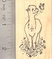 Alpaca rubber stamp for sale  Delivered anywhere in USA 