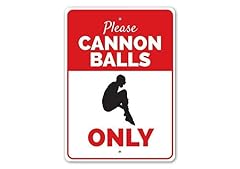 Cannon balls sign for sale  Delivered anywhere in USA 