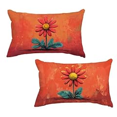 Outdoor cushions orange for sale  Delivered anywhere in UK
