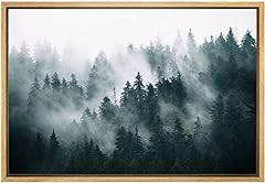 wall26 Framed Canvas Print Wall Art Misty and Fog Over for sale  Delivered anywhere in Canada