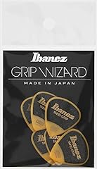 Ibanez PPA16MSGYE - Confezione da 6 plettri della serie Wizard Sand Grip, 1,0 mm, colore giallo 0.8mm Yellow usato  Spedito ovunque in Italia 