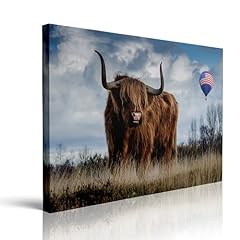 Framed canvas highland for sale  Delivered anywhere in USA 