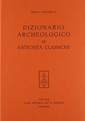 Dizionario archeologico antich usato  Spedito ovunque in Italia 