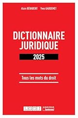 Dictionnaire juridique 2025 d'occasion  Livré partout en France