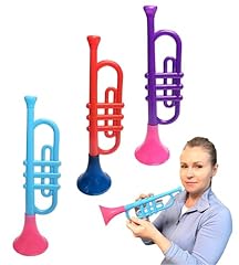 Colorful plastic trumpets for sale  Delivered anywhere in USA 