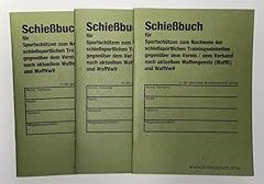 Schiessbuch sportschützen din gebraucht kaufen  Wird an jeden Ort in Deutschland