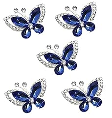 5pcs crystal butterfly for sale  Delivered anywhere in USA 