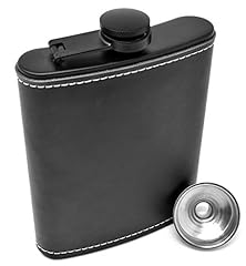 Leather hip flask for sale  Delivered anywhere in UK