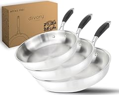 Divory edelstahlpfanne set gebraucht kaufen  Wird an jeden Ort in Deutschland