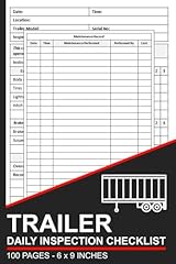 Trailer daily inspection for sale  Delivered anywhere in USA 
