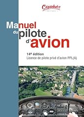 Manuel pilote avion d'occasion  Livré partout en France