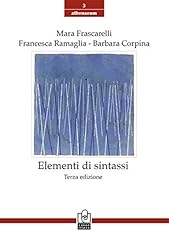 Elementi sintassi usato  Spedito ovunque in Italia 