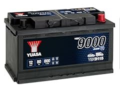 Yuasa YBX9115 12V 80Ah 800CCA AGM Start Stop Plus Car Battery for sale  Delivered anywhere in UK