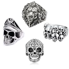 Stück totenkopf ring gebraucht kaufen  Wird an jeden Ort in Deutschland