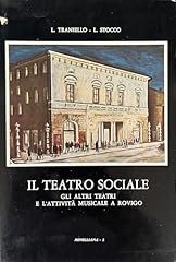 Teatro sociale. gli usato  Spedito ovunque in Italia 