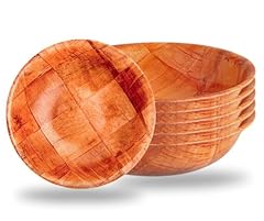 Wooden woven salad for sale  Delivered anywhere in USA 